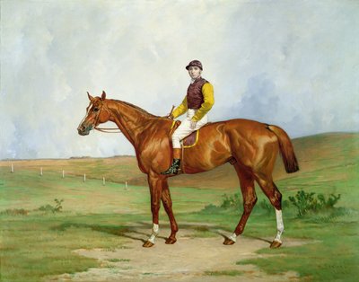 Portrait of a Racehorse, 1884 by William A. Sextie